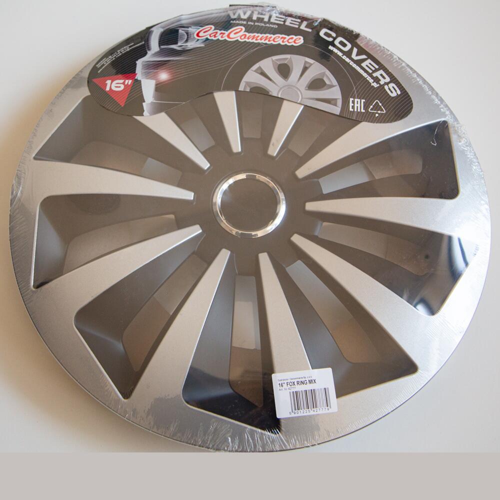 Capace roti 16" Jestic Fox II cu inel, grafit cu argintiu - imagine 2