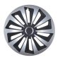Capace roti 16" Jestic Fox II cu inel, grafit cu argintiu