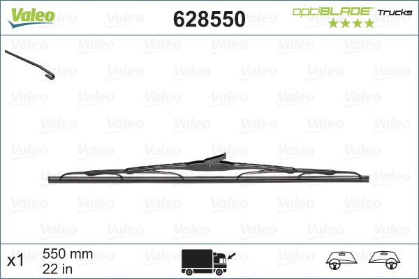 Lamela stergator VALEO OPTIBLADE TRUCKS - imagine 2
