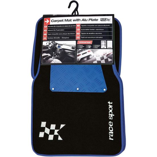 Set 4 covorase universale mocheta 70x46, RaceSport - imagine 2