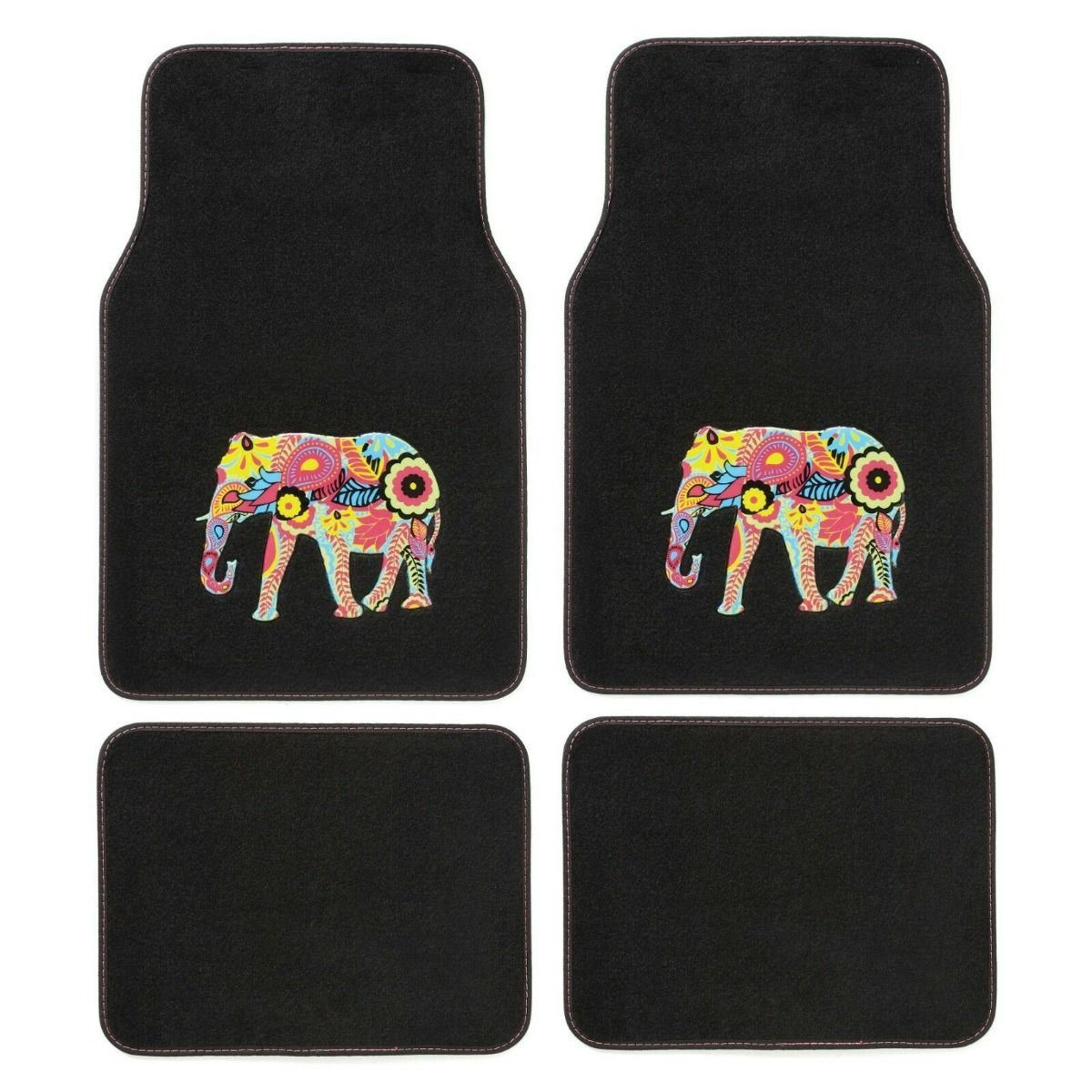Set 4 covorase universale mocheta 67x44 Elefanti, Car+ - imagine 2