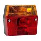 Lampa stop 96x90, 4 functii cu numar, 2 compartimente, cu mufa, Bajonet Fristom