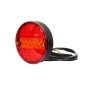 Lampa stop fi142, 3 functii, LED, 12-24V, hamburger, stanga-dreapta, slim, Was