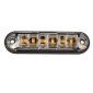 Proiector stroboscopic, 103x26, 12-24V, 6LED-uri, cu 2 garnituri, monatare pe bullbar sau suprafata plana., 4 tipuri de flash-uri, Fristom