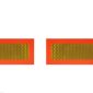 Set 2 placute reflectorizante, 565 x 196 mm, cu suport autoadeziv