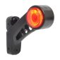 Lampa gabarit cu brat oblic 45°, 130mm, LED, alb-rosie, dreapta, 12-24V, Was