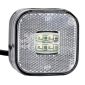 Lampa gabarit 62x62, LED, alba, 12-36V, Fristom
