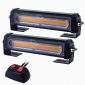 Lampa stroboscopica LED COB galbena cu intrerupator 2 bucati/set
