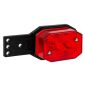 Lampa gabarit 63x42, bec, rosie, cu suport lateral, Fristom