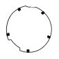 Element fixare (INEL) capac roata