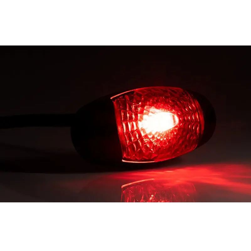 Lampa gabarit 72x34 LED, rosie, 12-30V Fristom - imagine 2