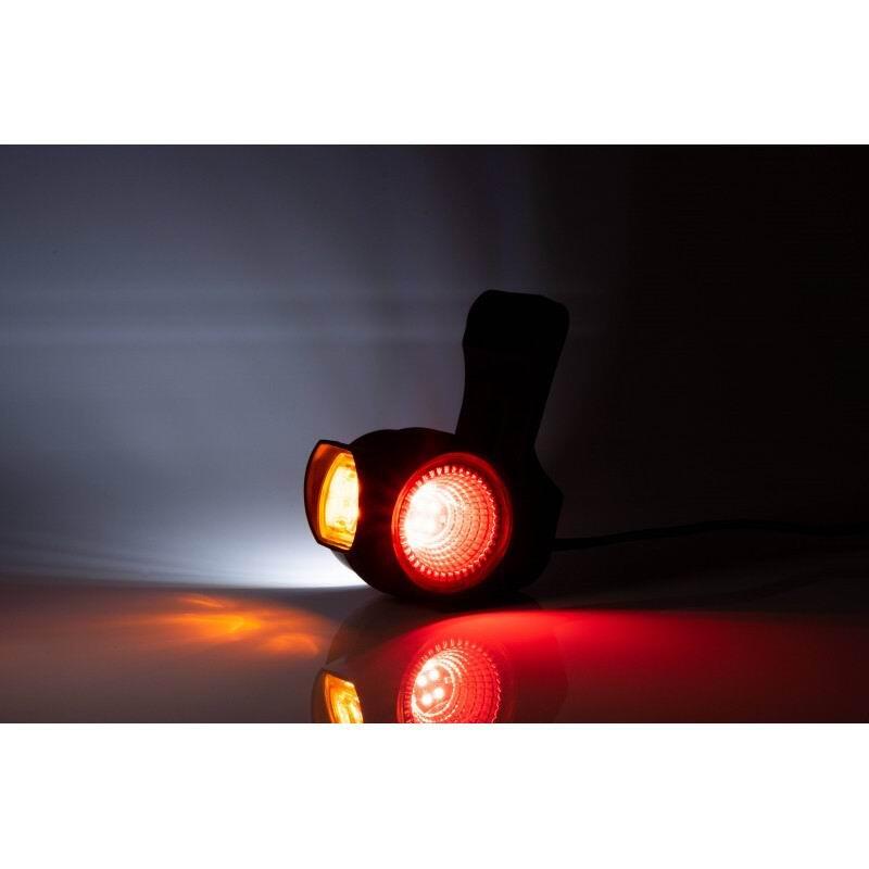 Lampa gabarit cu brat 113mm, LED, 3 functii, prindere laterala, dreapta, Fristom - imagine 2