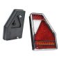 Lampa stop 146x210, 6 functii, mufa, dreapta, Bajonet 6 pini Fristom