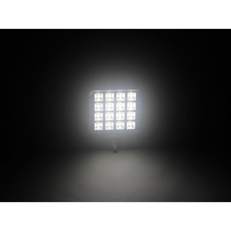 Proiector lucru 90x90, LED, 12-24V, 15W, 1844lm, flood, cu intrerupator, TruckLed - imagine 2