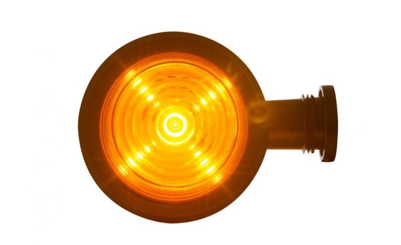 Lampa semnalizare cu brat de 90mm, cu LED-uri, Old School, cablu 5m, Horpol - imagine 2